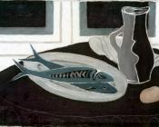 乔治勃拉克 - Bottle and Fish